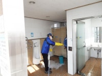 포항 두호동, 영일대해수욕장 공중화장실 대청소