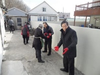 포항 두호동주민센터, 사랑의 연탄 전달