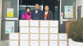 청도군 옥산2리 장지훈 이장, 경로당에 라면 전달