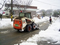 장원, 자매마을 포항 오천읍 문덕2리 제설작업