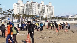포항 송도동주민센터·포스코 제강부, 환경정화 활동