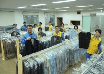 포스코휴먼스, 세탁 재능기부로 나눔 실천