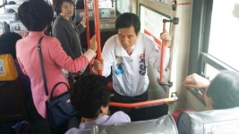 이강덕, 시내버스 투어…민생의견 수렴 나서