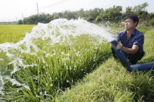 메마른 들녘에 농업용수 공급