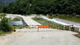 포항 죽장 계곡 세월교 10곳, 교통통제 차단기 설치