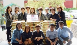 포항은하수로타리, YMCA창포사회복지관에 쌀 전달