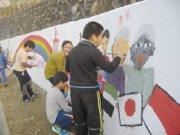 청도 동곡초, 벽화 그리며 이야기꽃 활짝