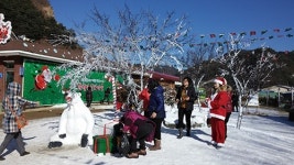 봉화 분천역 산타마을 겨울대표 테마 관광지