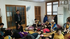 포항시 발사모, 해도동 부녀경로당서 봉사활동