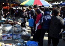 경산시 자인면,설맞이 전통시장 장보기 행사
