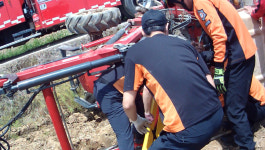 의성119구조대, 트랙터 사고 인명구조