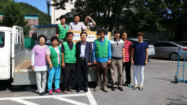 효령면 남녀새마을지도자協 사랑의 감자 경로당에 전달