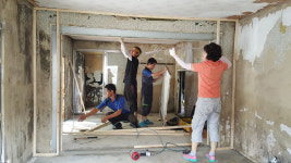 경주 법사랑위 한마음봉사단, 경로당 보수 봉사