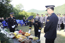 제66주기 순국경찰관 추념제 문경署, 경찰전공비서 넋 기려