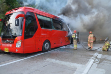 상주소방서, 중부내륙고속도로 버스화재 진압