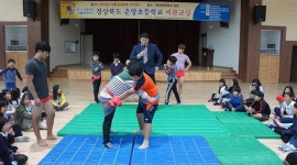 봉화 춘양초 이태현 일일 씨름교실 운영