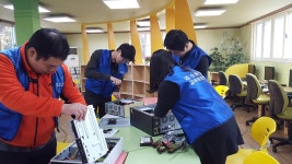 경북도교육정보센터, 김천시 사회복지시설 PC 무상 수리 지원