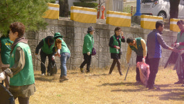 경산시새마을회, 남천강변 정화활동