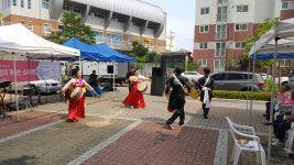 영천문내주공관리사무소, 단지내서 공연