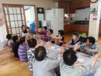 예쁜 치매 쉼터에서 뇌 훈련 으로 치매 예방