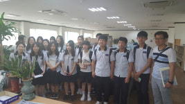포항두호고등학교 학생들, 경북일보 본사 진로체험