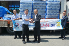 기독교세진회, 포항교도소에 생수 4천병 기증
