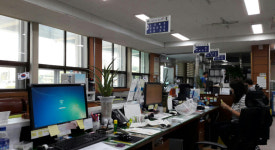 문경 점촌2동 주민센터, 태극기 달기 이색 홍보 눈길