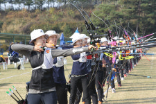 예천 진호국제양궁장서 국가대표 2차선발전 열려
