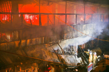 사진으로 보는 대구서문시장 화재 현장