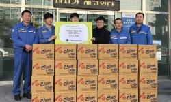 포스코 선재부, 포항 우창동주민센터 라면 기탁