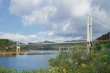 김천 부항댐, 국내 최장 출렁다리 내년 완공