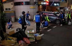 경산월드휴먼브리지, 오렌지타운 쓰레기 수거 봉사활동