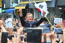문재인 후보 포항서 지지 호소