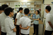 포항의료원, 영천중 학생들 진료과별 진로체험