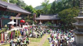 상주 남장사, 서울·경기지역 불자 2천 500여명 다녀가