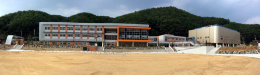 봉화 명호면에 기숙형 청량중 신축 이전 개교