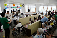 경북도 학교보건행정연구회, 요양시설 사랑나눔 봉사