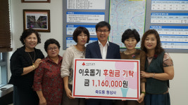 포항 죽도동 청심사, 이웃돕기 후원금 기탁
