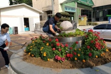 구미시 형곡1동, 가을꽃 심는 클린데이 활동