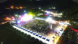 하늘에서 본 제11회 칠포재즈페스티벌