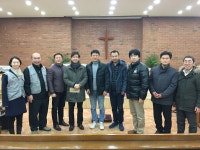 일본 교회 목회자들, 포항 찾아 지진 이재민 위로·성금 전달