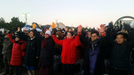 박명재·이철우 의원, 포항 호미곶·영일대서 해맞이