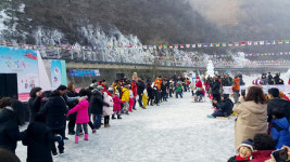 안동암산얼음축제 9일간 관광객 22만명 성황