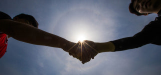 정상회담 앞두고 대구에 햇무리 길조