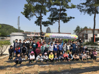 청송군 파천초, 6남매 가족 텃밭 가꾸기 행사 가져