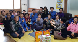 포항 송도동, 포스코제강부 경로당·아동센터 방문