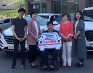 경북장애인권익협회, 차량 기증식 가져