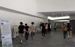 영주실내수영장서 하얀수채화 작품 전시회 개최