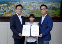 영천시 건설업체 ㈜구국토건, 육상꿈나무 심정순 후원 결연