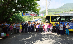 청도군, 농어촌버스 원리까지 연장 운행 개통